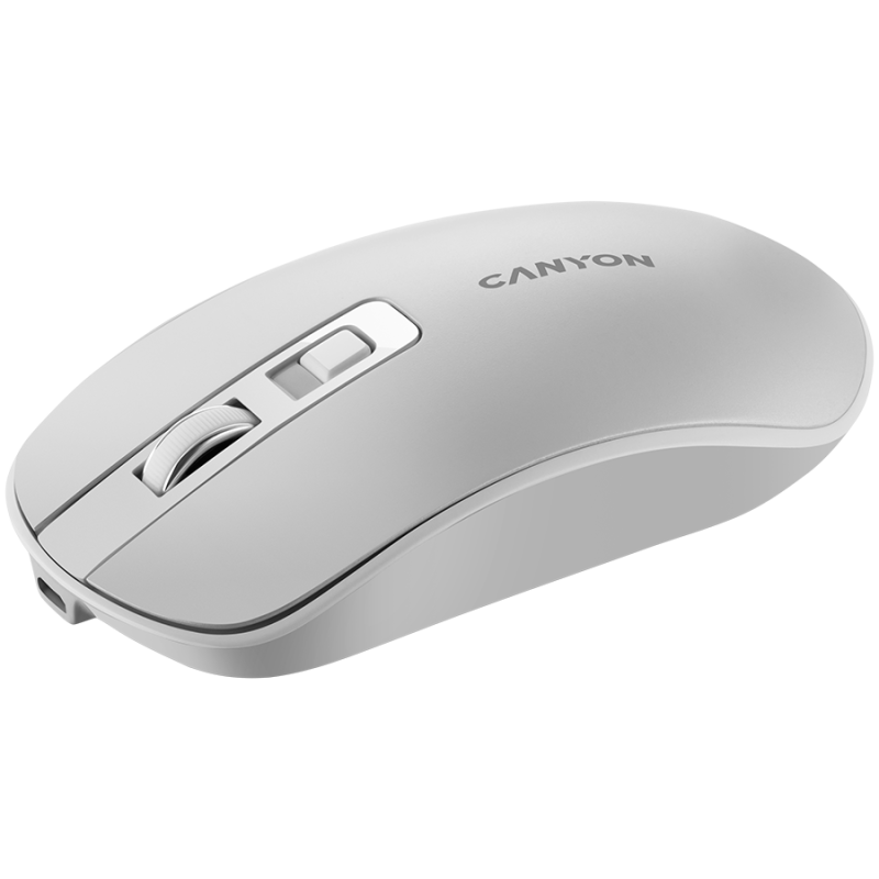 CANYON mouse MW-18 Wireless Charge Pearl White - Image 3