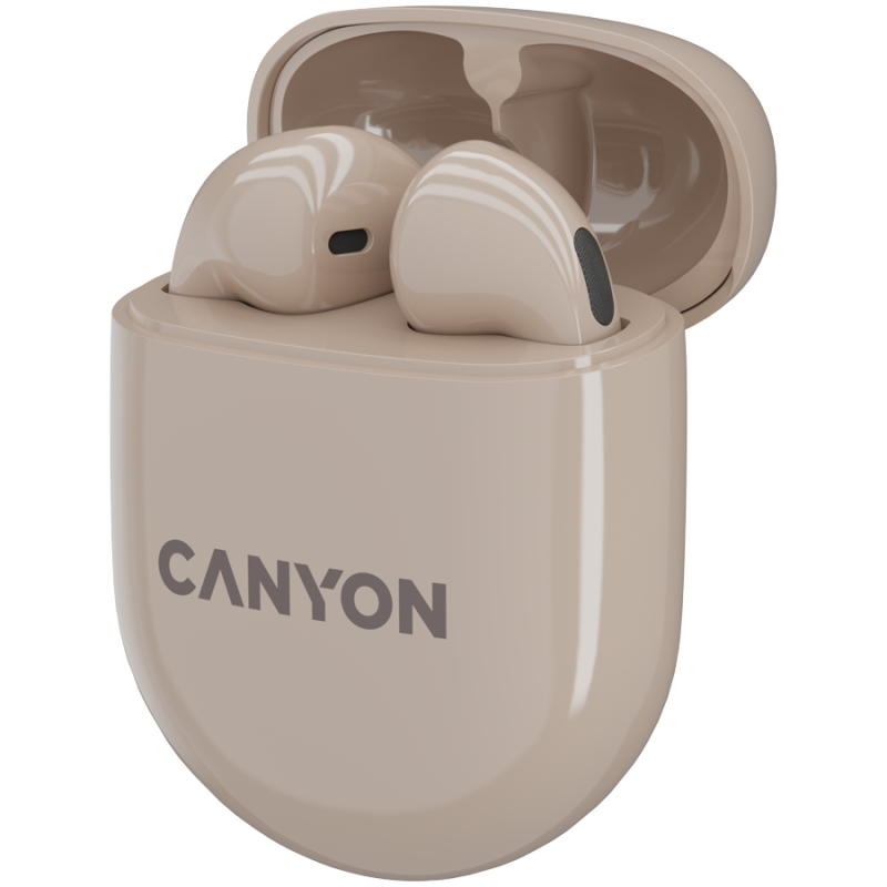 CANYON headset TWS-6 Beige - Image 2