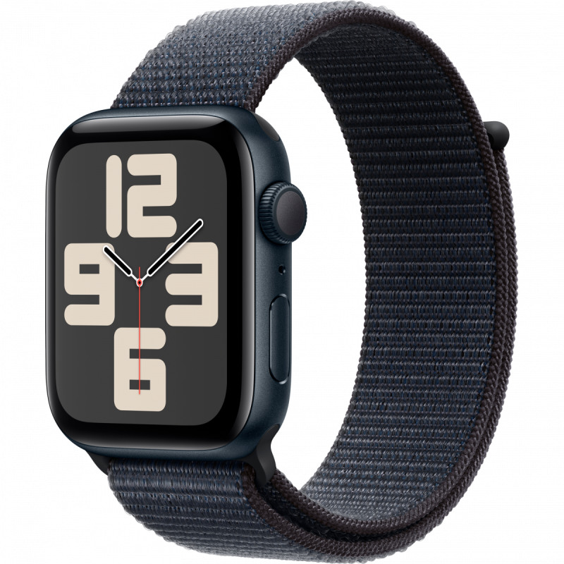 Apple Watch SE GPS 40mm Midnight Aluminium Case with Ink Sport Loop,Model A2722 - Image 5