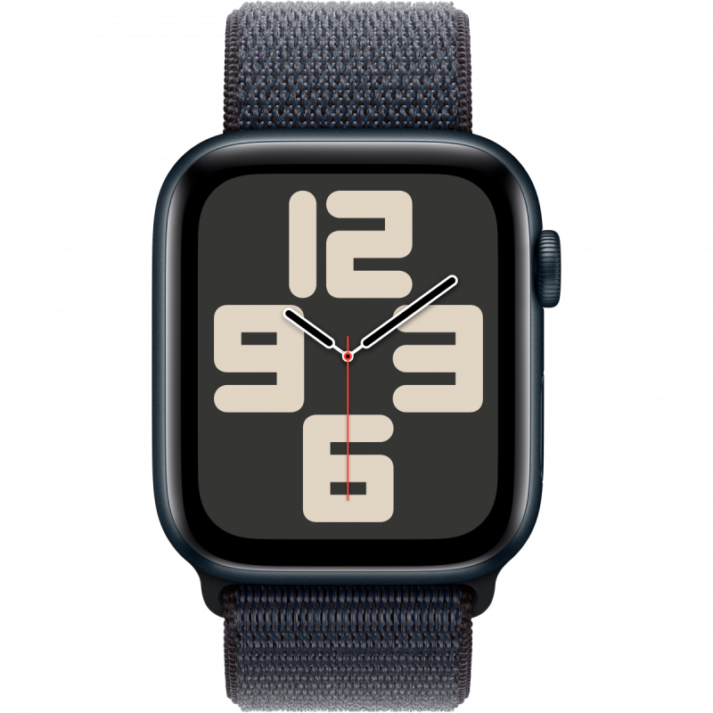 Apple Watch SE GPS 40mm Midnight Aluminium Case with Ink Sport Loop,Model A2722 - Image 6