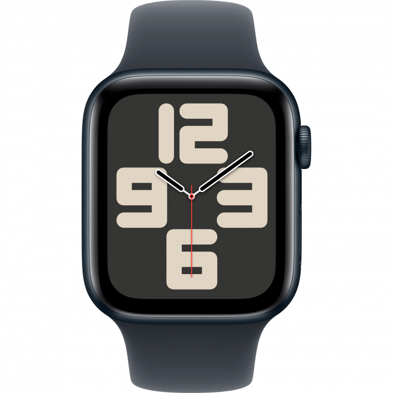 Apple Watch SE GPS 44mm Midnight Aluminium Case with Midnight Sport Band - M/L,Model A2723 - Image 6