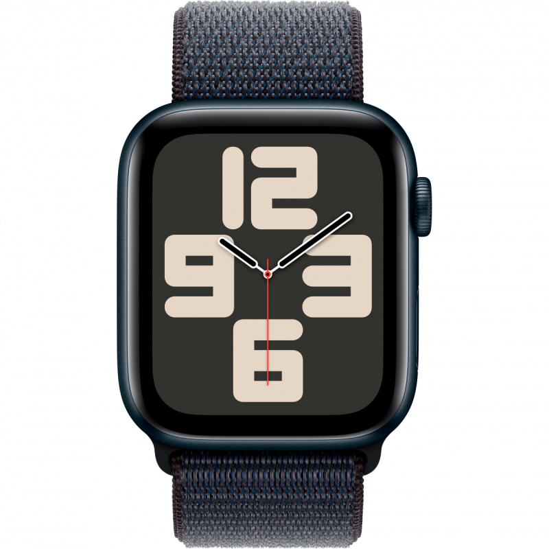 Apple Watch SE GPS + Cellular 40mm Midnight Aluminium Case with Ink Sport Loop,Model A2725 - Image 6