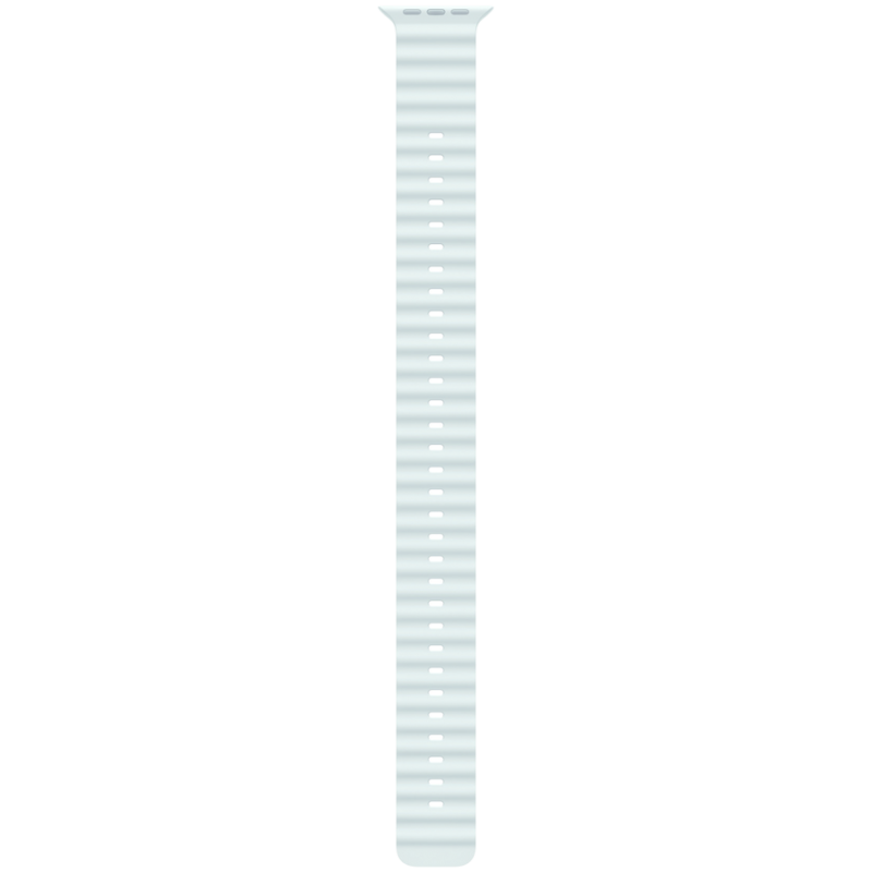 49mm Ice Blue Ocean Band Extension - Black Titanium Finish
