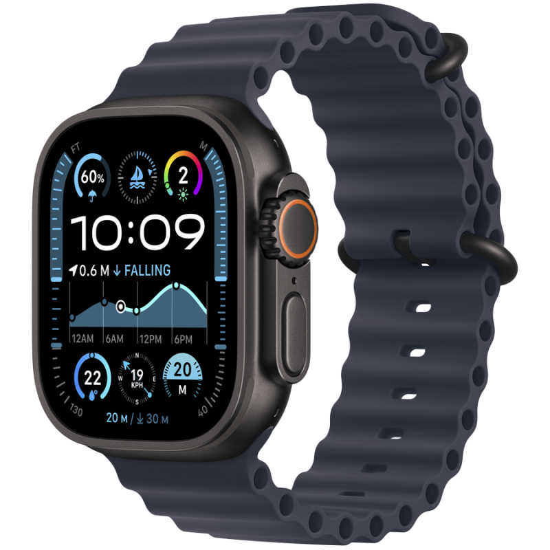 49mm Navy Ocean Band Extension - Black Titanium Finish - Image 2