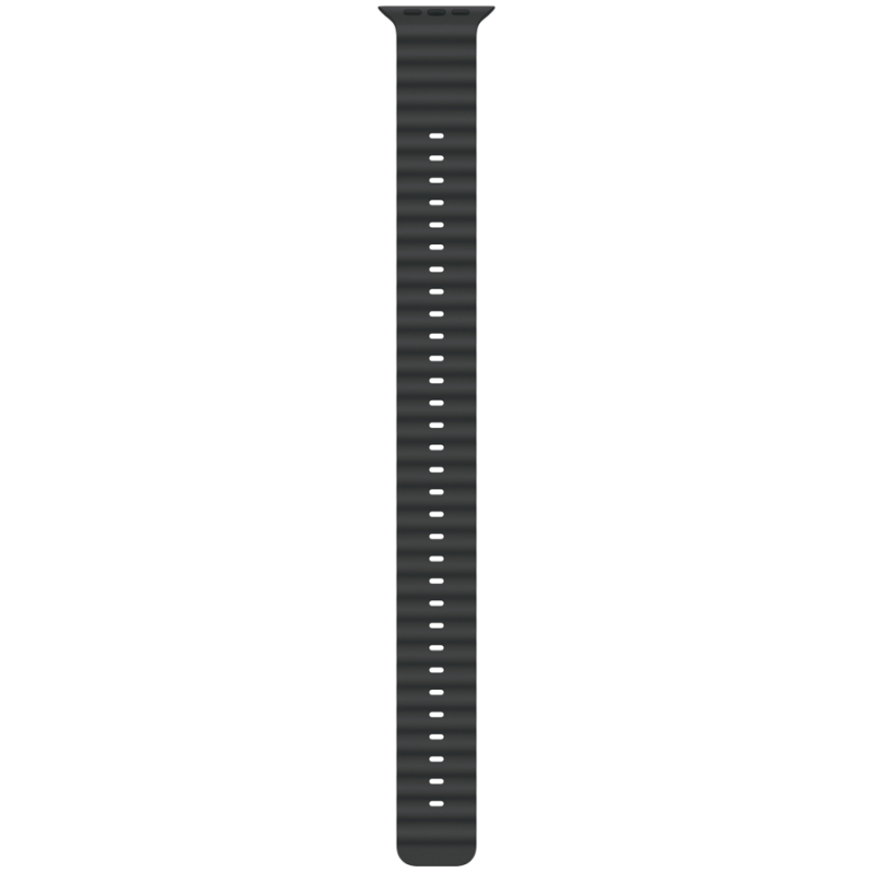 49mm Black Ocean Band Extension - Black Titanium Finish