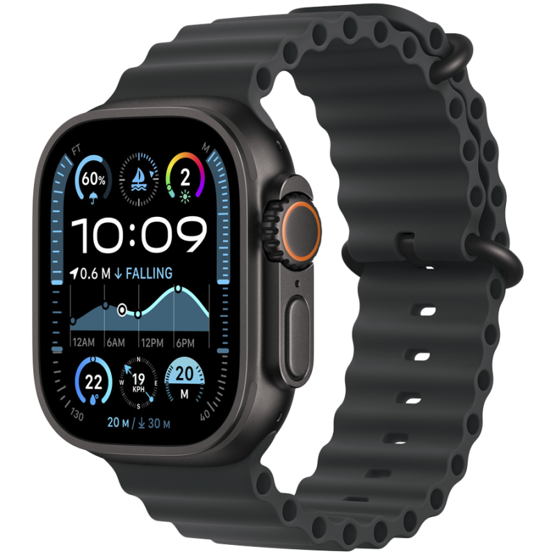 49mm Black Ocean Band Extension - Black Titanium Finish - Image 2