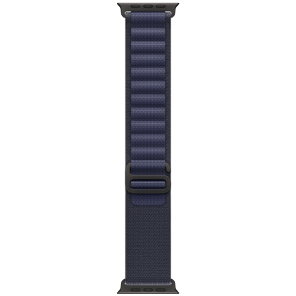 49mm Navy Alpine Loop - Large - Black Titanium Finish