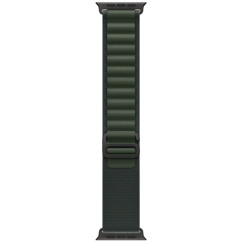 49mm Dark Green Alpine Loop - Small - Black Titanium Finish