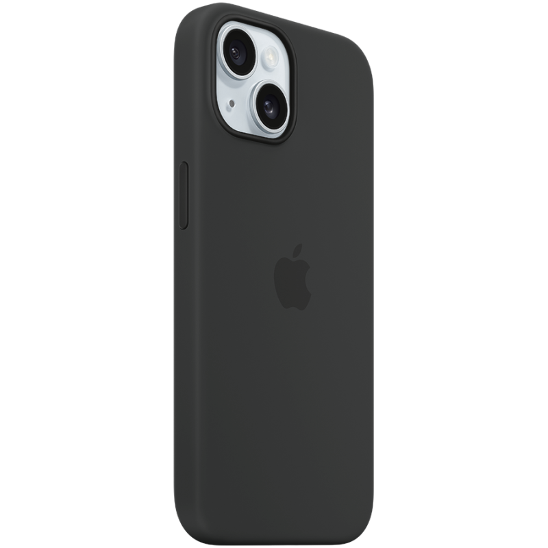 iPhone 15 Silicone Case with MagSafe - Black,Model A3123 - Image 2