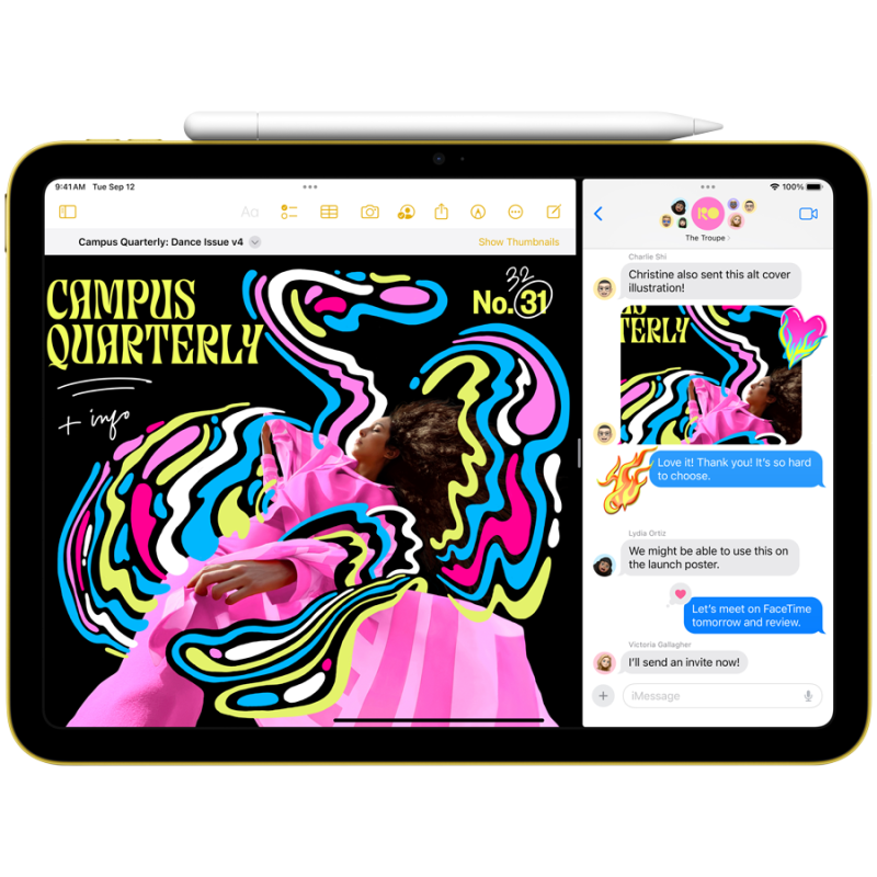 10.9-inch iPad Wi-Fi + Cellular 64GB - Pink,Model A2757 - Image 4