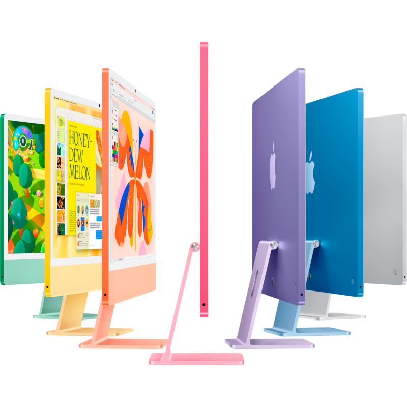 24-inch iMac with Retina 4.5K display: Apple M4 chip with 8‑core CPU and 8‑core GPU, 16GB, 256GB SSD - Blue,Model A3247 - Image 7