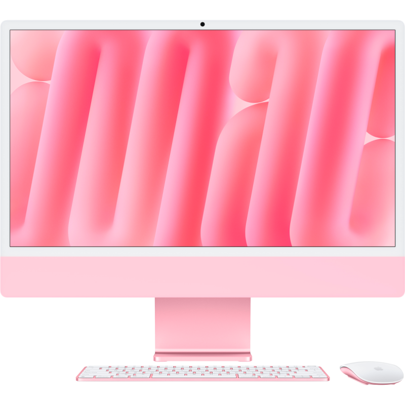 24-inch iMac with Retina 4.5K display: Apple M4 chip with 10‑core CPU and 10‑core GPU, 16GB, 512GB SSD - Pink,Model A3137 - Image 4