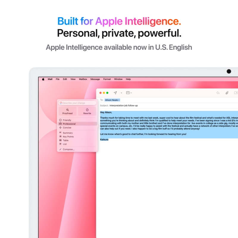24-inch iMac with Retina 4.5K display: Apple M4 chip with 10‑core CPU and 10‑core GPU, 16GB, 512GB SSD - Pink,Model A3137 - Image 8