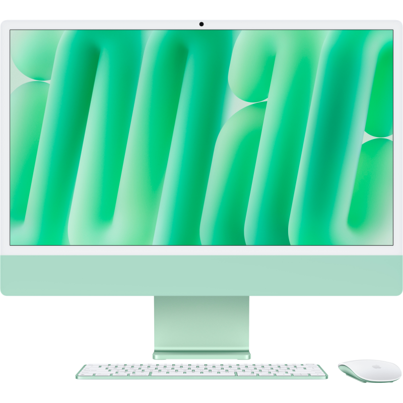 24-inch iMac with Retina 4.5K display: Apple M4 chip with 10‑core CPU and 10‑core GPU, 16GB, 512GB SSD - Green,Model A3137 - Image 4