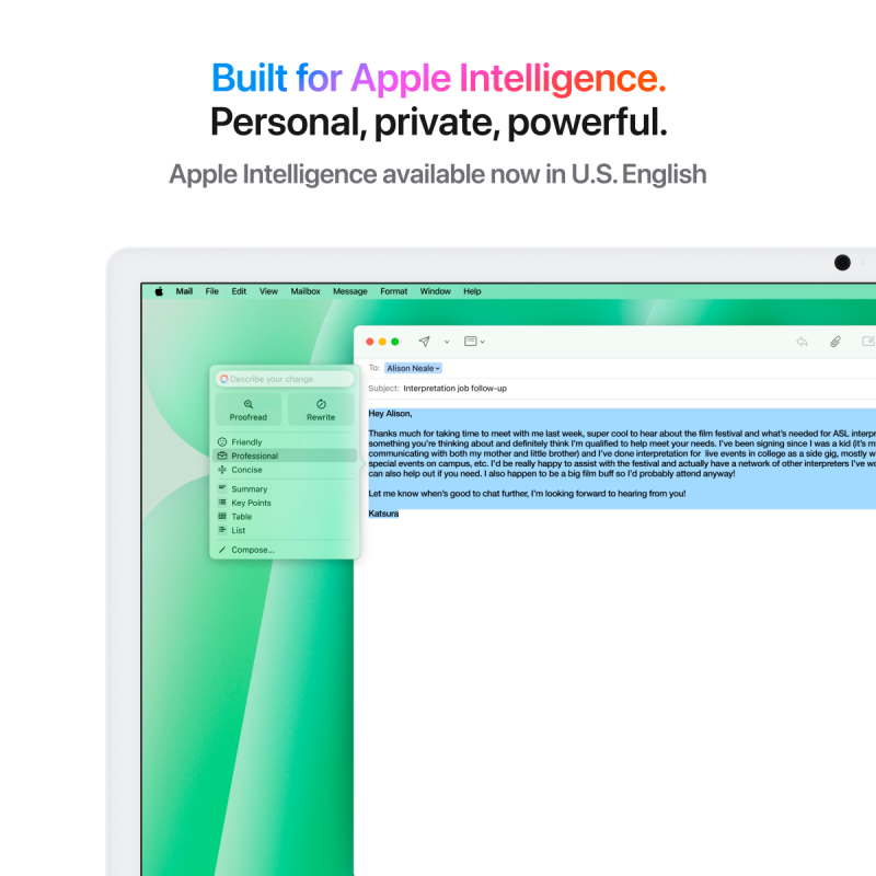 24-inch iMac with Retina 4.5K display: Apple M4 chip with 10‑core CPU and 10‑core GPU, 16GB, 512GB SSD - Green,Model A3137 - Image 8