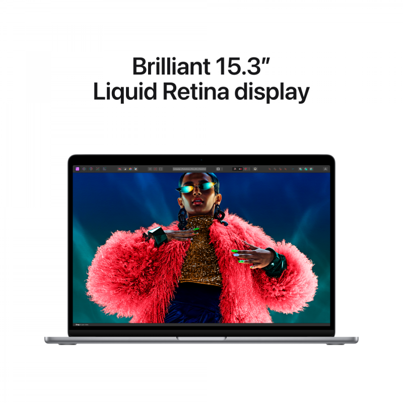 15-inch MacBook Air: Apple M3 chip with 8-core CPU and 10-core GPU, 24GB, 512GB SSD - Space Grey,Model A3114 - Image 8
