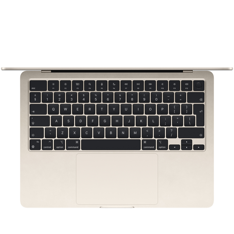 13-inch MacBook Air: Apple M3 chip with 8-core CPU and 10-core GPU, 24GB, 512GB SSD - Starlight,Model A3113 - Image 2