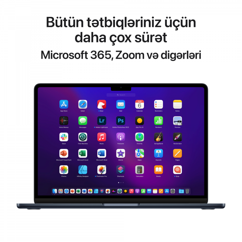 13-inch MacBook Air: Apple M2 chip with 8-core CPU and 8-core GPU, 16GB, 256GB - Midnight,Model A2681 - Image 5