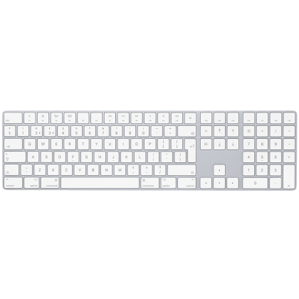 Magic Keyboard with Numeric Keypad - International English - Silver,Model A1843