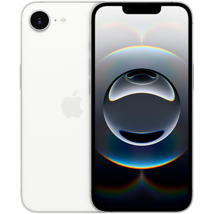 iPhone 16e 128GB White,Model A3409