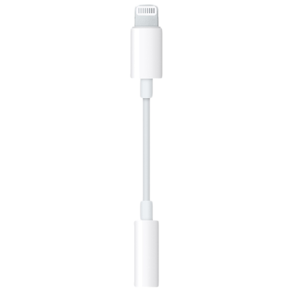 Apple Lightning to 3.5 mm Headphone Jack Adapter, Model A1749