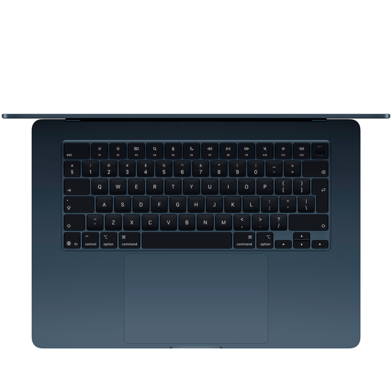 15-inch MacBook Air: Apple M4 chip with 10-core CPU and 10-core GPU, 24GB, 512GB SSD - Midnight,Model A3241 - Image 2