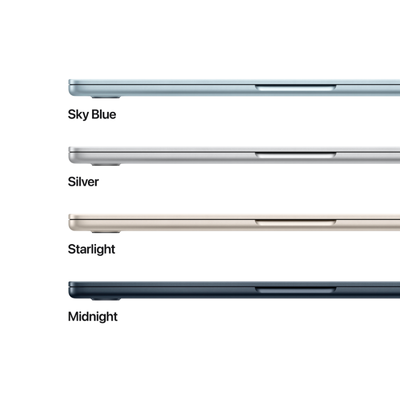 13-inch MacBook Air: Apple M4 chip with 10-core CPU and 8-core GPU, 16GB, 256GB SSD - Silver,Model A3240 - Image 5