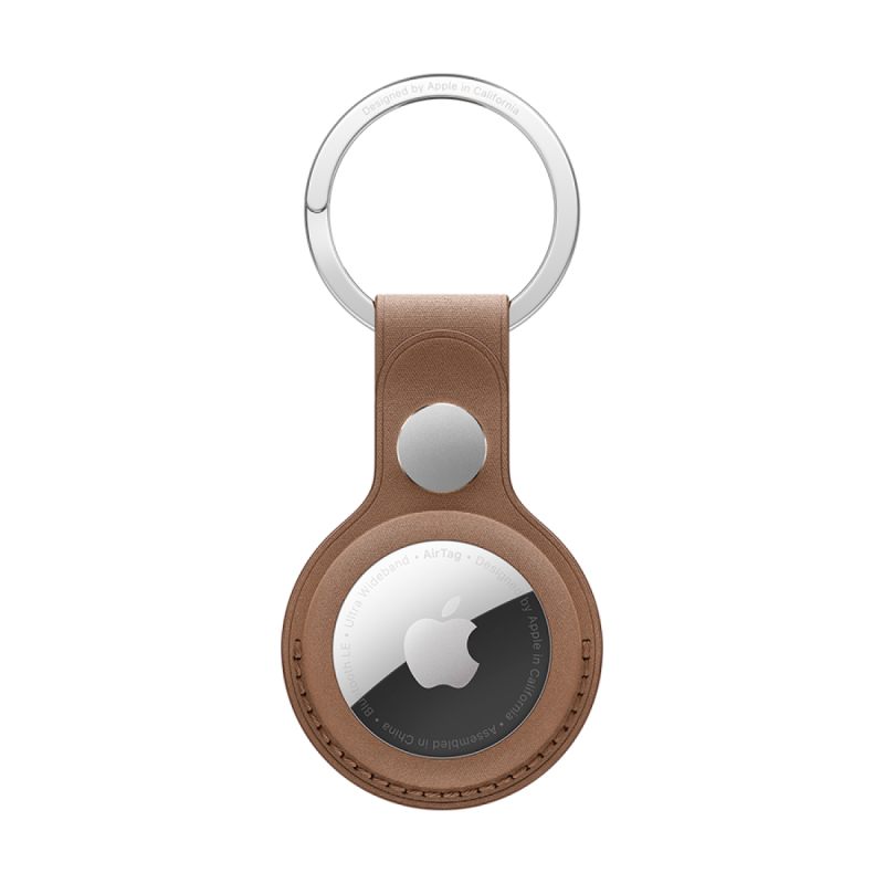 AirTag FineWoven Key Ring - Taupe - Image 2