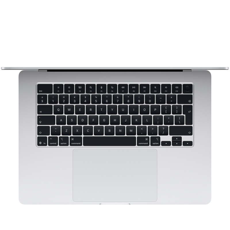 15-inch MacBook Air: Apple M4 chip with 10-core CPU and 10-core GPU, 16GB, 256GB SSD - Silver,Model A3241 - Image 2