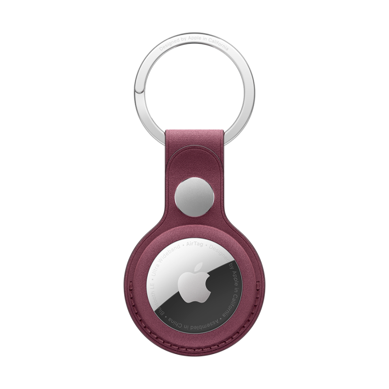 AirTag FineWoven Key Ring - Mulberry - Image 2