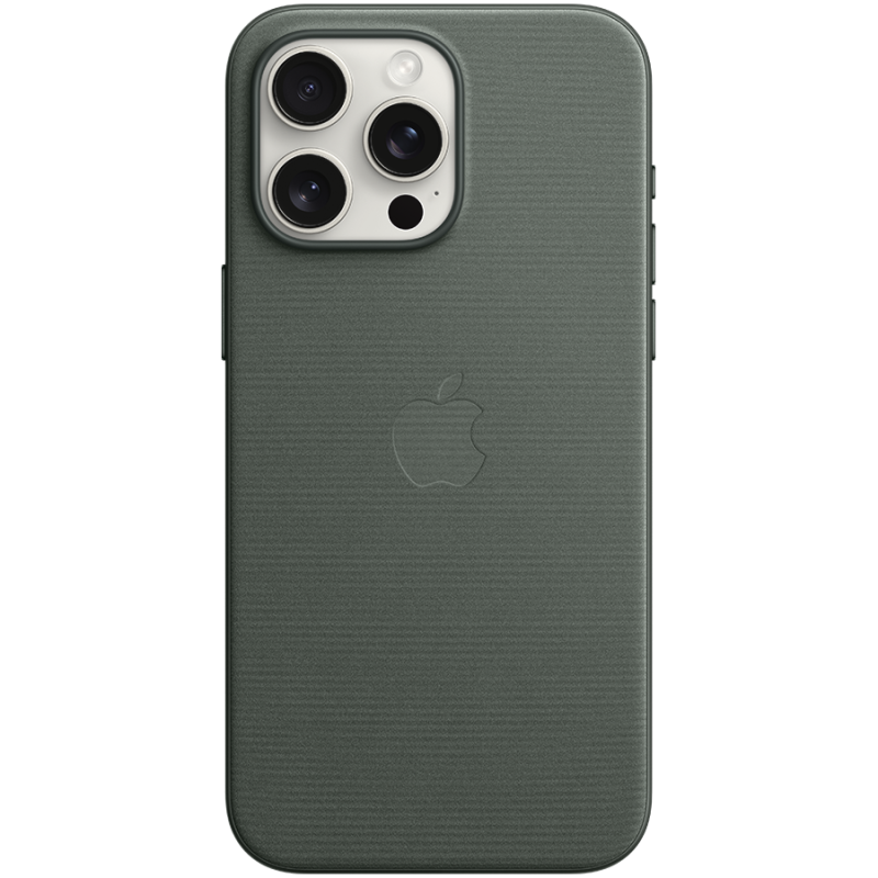 iPhone 15 Pro Max FineWoven Case with MagSafe - Evergreen,Model A3135