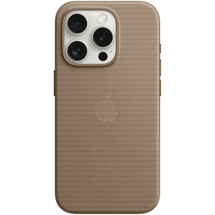 iPhone 15 Pro FineWoven Case with MagSafe - Taupe,Model A3134