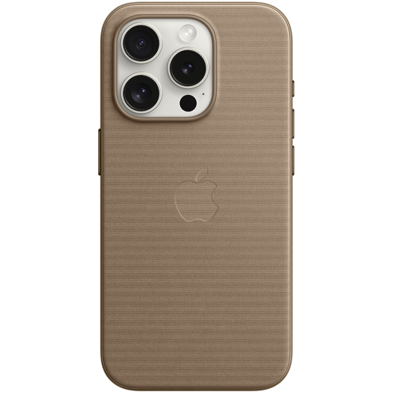 iPhone 15 Pro FineWoven Case with MagSafe - Taupe,Model A3134