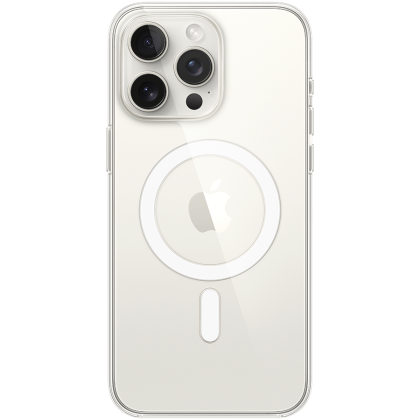 iPhone 15 Pro Max Clear Case with MagSafe,Model A3130
