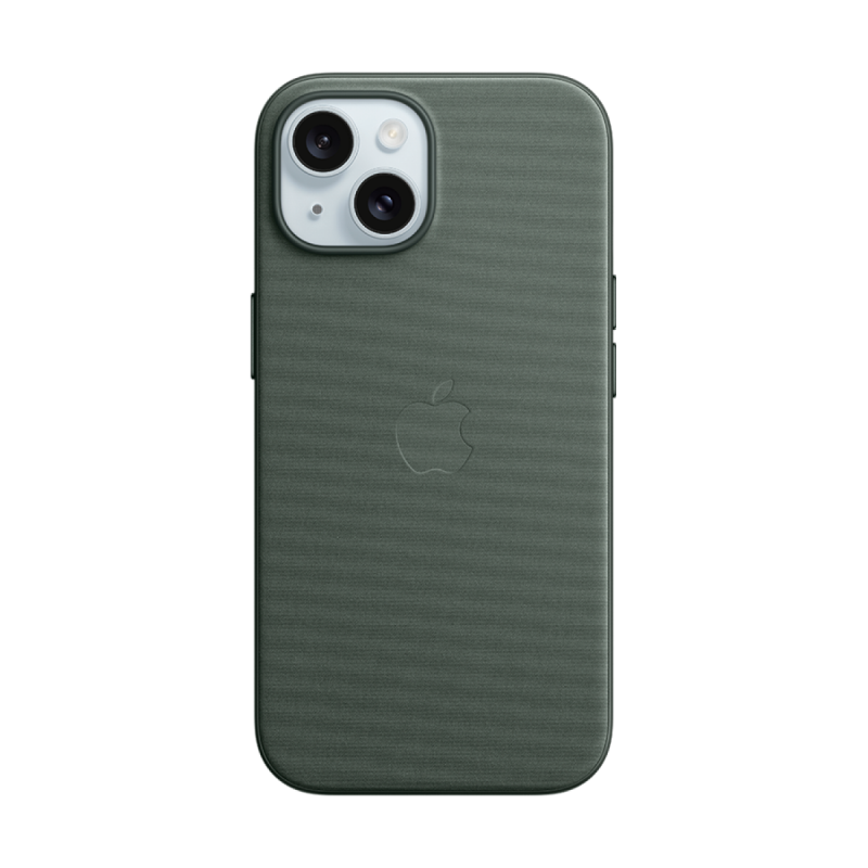 iPhone 15 FineWoven Case with MagSafe - Evergreen,Model A3132 - Image 3