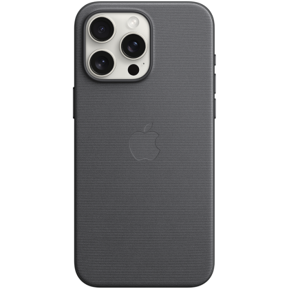 iPhone 15 Pro Max FineWoven Case with MagSafe - Black,Model A3135