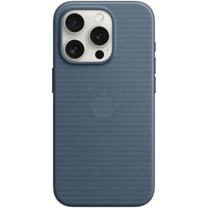 iPhone 15 Pro FineWoven Case with MagSafe - Pacific Blue,Model A3134
