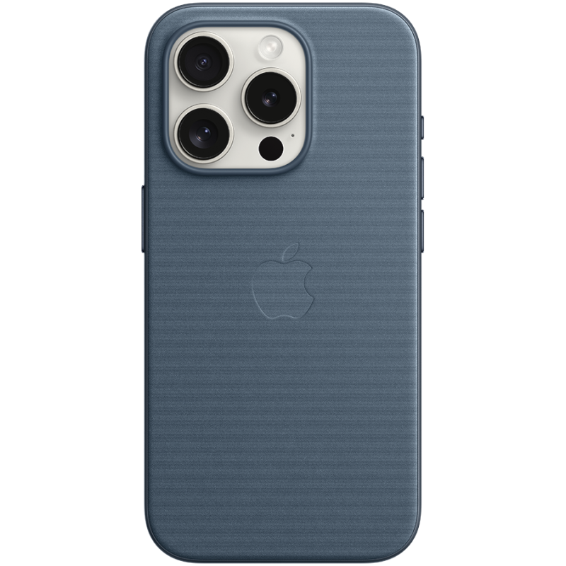 iPhone 15 Pro FineWoven Case with MagSafe - Pacific Blue,Model A3134