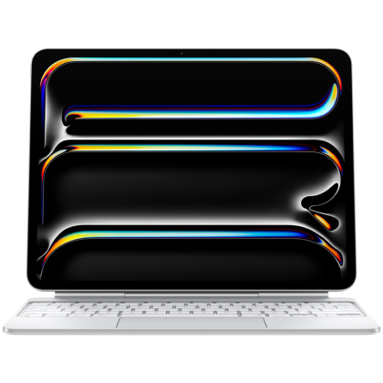 Magic Keyboard for iPad Pro 13‑inch (M4) - International English - White,Model A2974