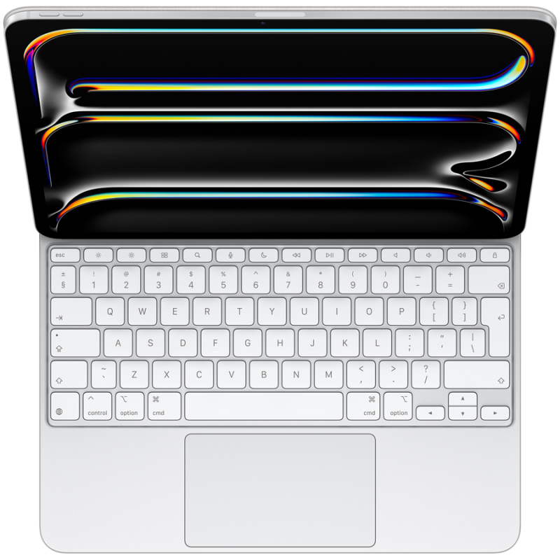 Magic Keyboard for iPad Pro 13‑inch (M4) - International English - White,Model A2974 - Image 2