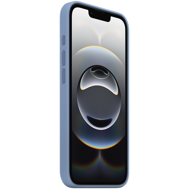 iPhone 16e Silicone Case – Winter Blue - Image 2