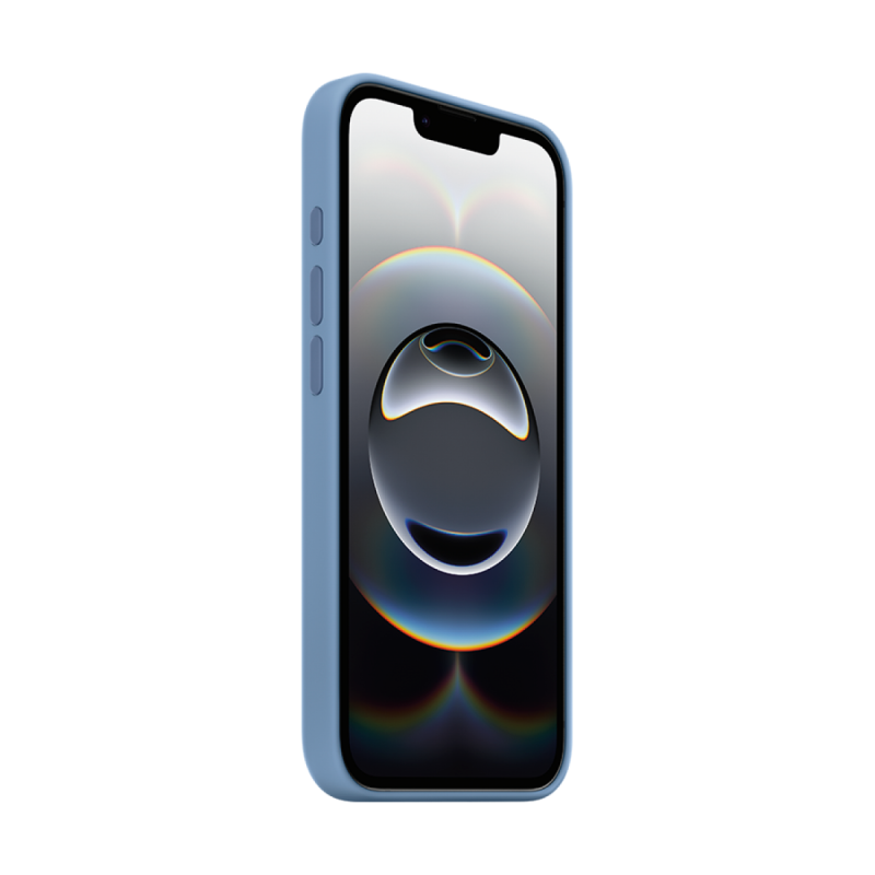 iPhone 16e Silicone Case – Winter Blue - Image 4