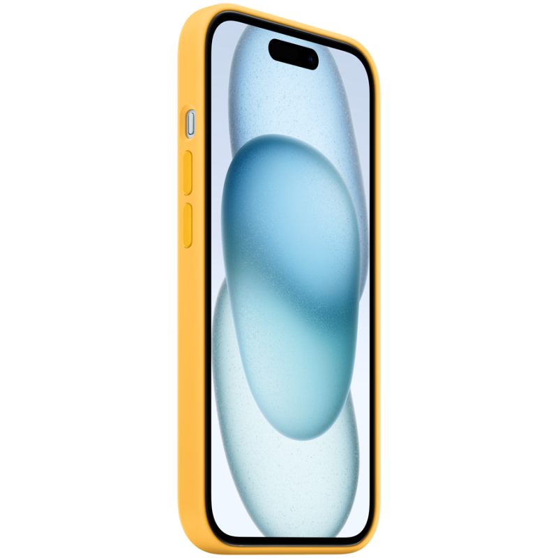 iPhone 15 Silicone Case with MagSafe - Sunshine,Model A3123 - Image 2