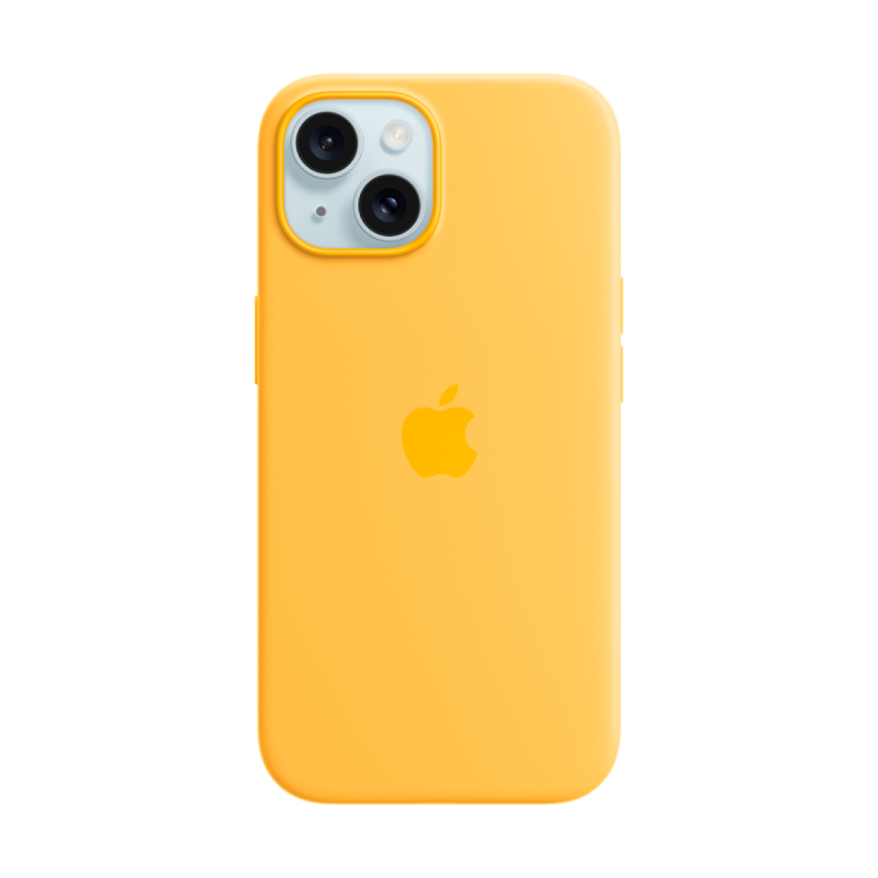 iPhone 15 Silicone Case with MagSafe - Sunshine,Model A3123 - Image 3