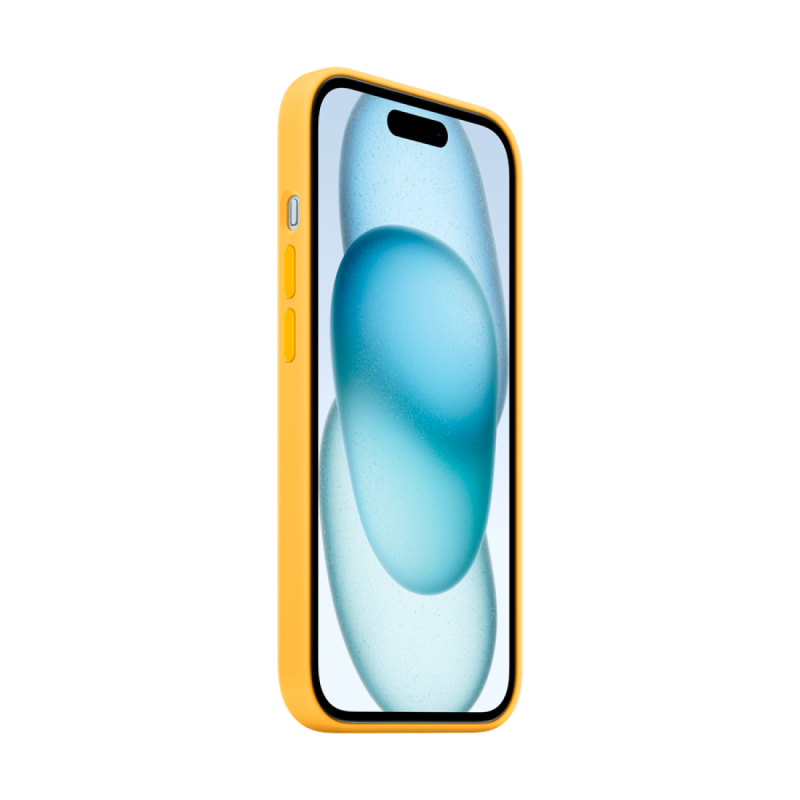 iPhone 15 Silicone Case with MagSafe - Sunshine,Model A3123 - Image 4