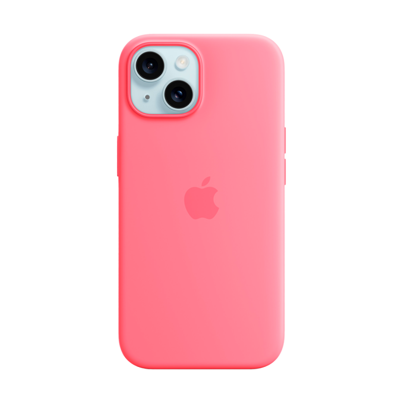 iPhone 15 Silicone Case with MagSafe – Pink, Model A3123 - Image 2