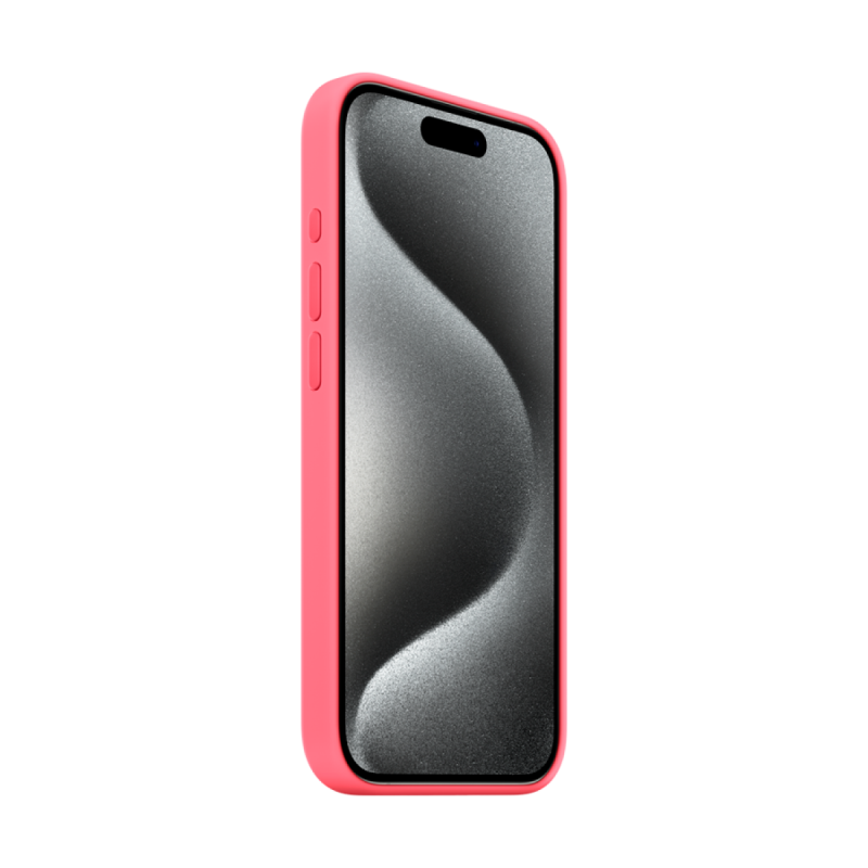 iPhone 15 Pro Silicone Case with MagSafe - Pink,Model A3125 - Image 4