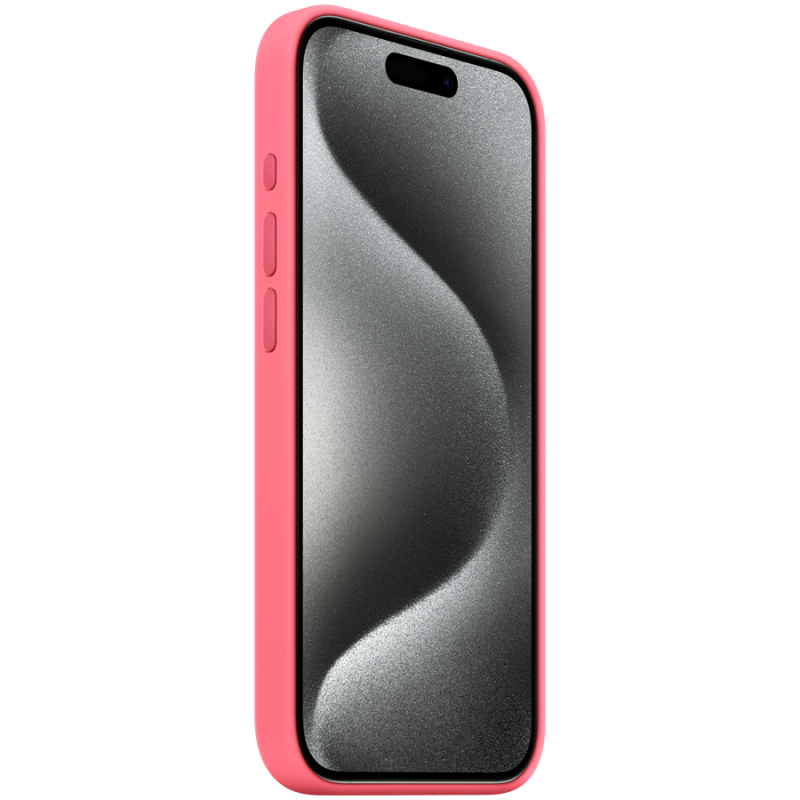 iPhone 15 Pro Silicone Case with MagSafe - Pink,Model A3125 - Image 2