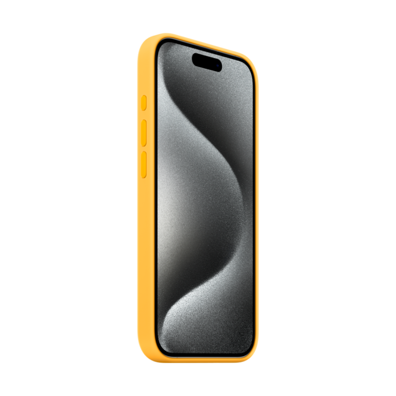 iPhone 15 Pro Silicone Case with MagSafe - Sunshine,Model A3125 - Image 4