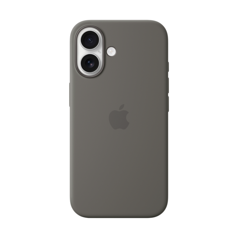 iPhone 16 Silicone Case with MagSafe - Stone Gray,Model A3313 - Image 2